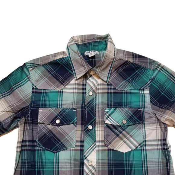 Old Navy Buttoned Up Shirts Bundle Boy's Size L 10-12 - Picture 9 of 16